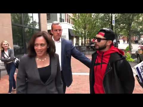 Kamala Harris Confronted & Cop FAIL! Smh 1st Amendment Audit