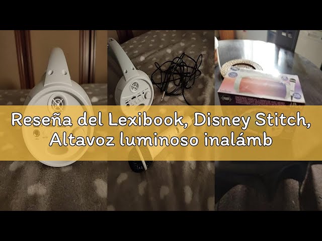 Vídeo relacionado con LEXIBOOK, Disney Stitch, Auriculares estéreo inalámbricos, Sonido, Micrófono Integrado, Controles táctiles, Estuche de Carga, Sonido Limitado a 85 dB, Azul, HPBT05D