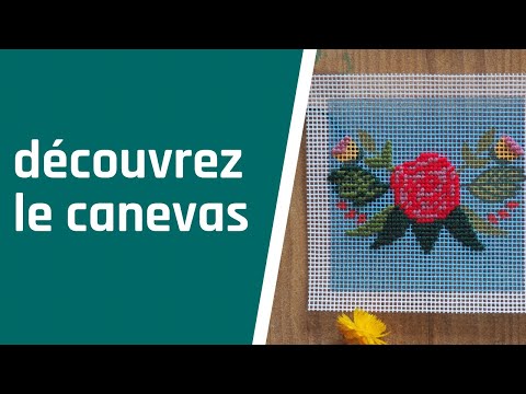 Learn to embroider canvas easily with our "My Little Canvas" kits