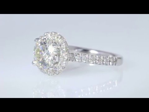 2.16CT Round Brilliant Diamond Engagement Ring AGS Cert/Appr $17K $7500