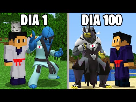 Sobrevivi 100 Dias na Copa do Mundo de Minecraft Pixelmon - O FILME