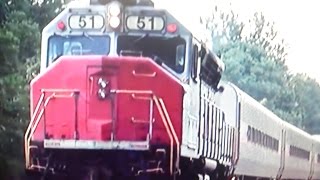 preview picture of video 'MARC GP40 # 69 & 51 Diesels cross Hanover Rd., Maryland #1'