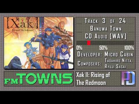 FM Towns CD Music: Xak II (サークII) - Rising of The Redmoon