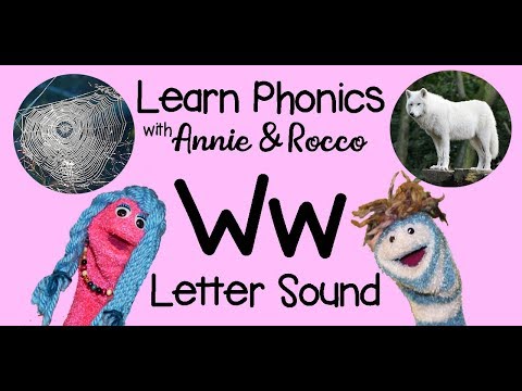 Letter Sounds - Letter W | Alphabet Fun Phonics Song | Puppets | Storytime with Annie & Rocco