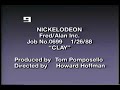 Nickelodeon Camp ID Clay Production Cut 1988