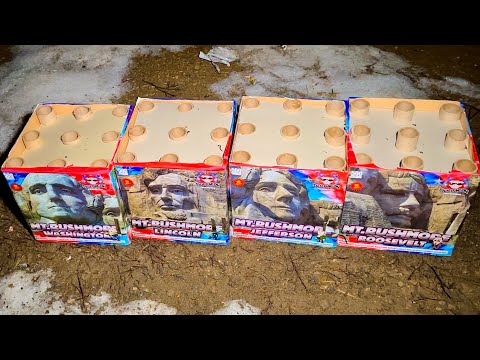 MOUNT RUSHMORE FIREWORK CAKE ASSORTMENT - Sky Bacon Fireworks