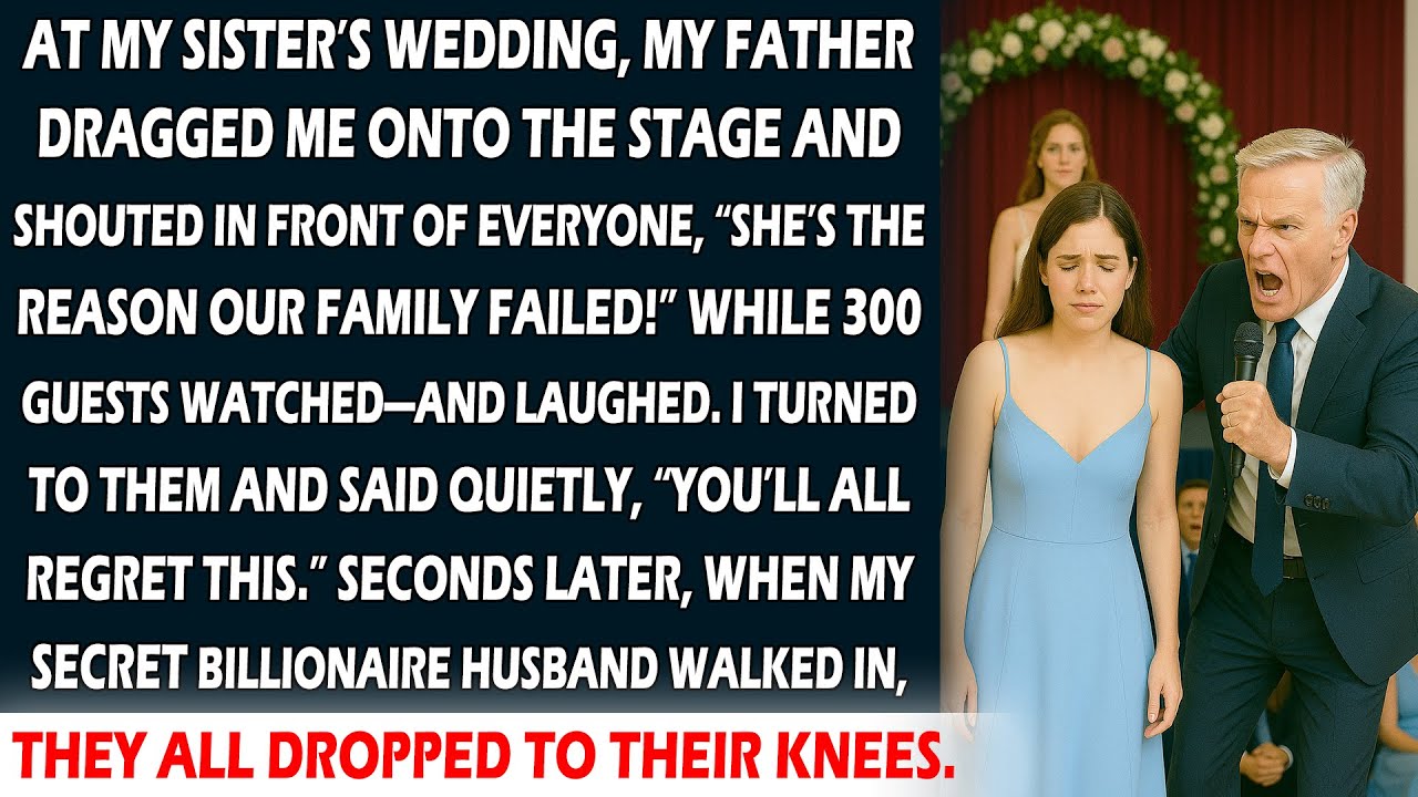 My Family Called me Failure at My Sister's Wedding, But When My Billionaire Husband Arrived, They...