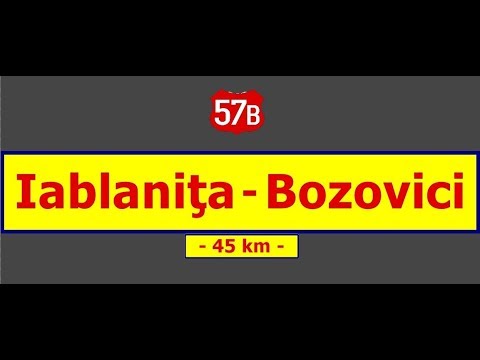DN 57B:  Iablaniţa - Bozovici  (2x) (Aug. 11, 2015)
