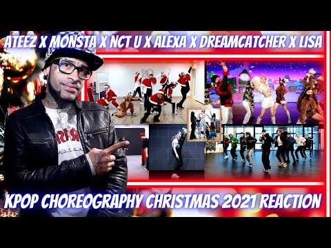 ATEEZ X MONSTA X NCT U X ALEXA X DREAMCATCHER X LISA KPOP CHOREOGRAPHY REACTION