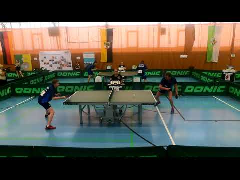 Mitteldeutsche Meisterschaften Tischtennis 2021 in Hettstedt (Herren-Finalrunde 1 Tisch 5&6)