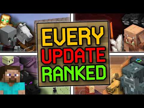 Ranking EVERY Major Minecraft Update!