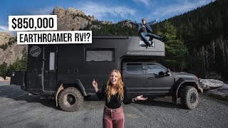 We're Living In An $850,000 Earthroamer Rv! Full Tour! Is It Really Worth It??