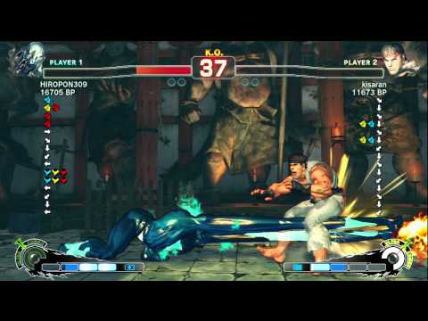 HIROPON [Seth] vs kisaran [Ryu] SSF4 Japanese Online Ranked Matches - TRUE HD