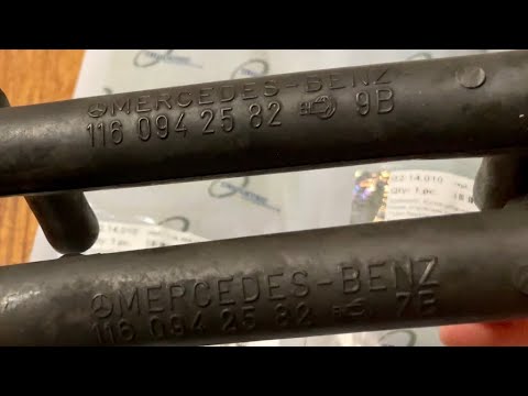 Mercedes W126 Disappointment! MB part lasted only 7 month! Never ending Story of the “Breatherhoses”