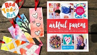 Easy Watercolor Bookmarks with the Artful Parent - DIY Homemade Bookmarks