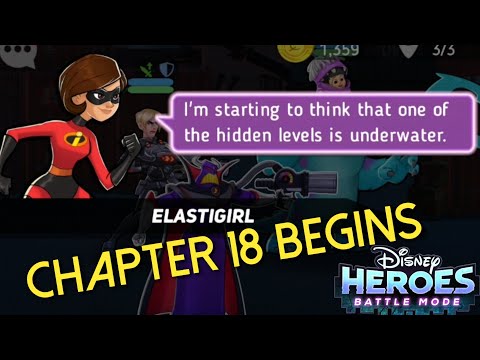 Disney Heroes Battle Mode CHAPTER 18 BEGINS PART 565 Gameplay Walkthrough - iOS / Android