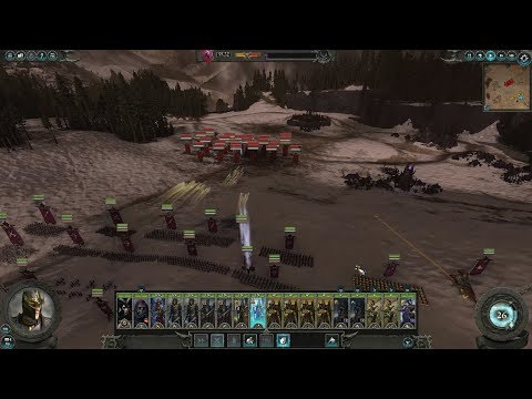 Total War: Warhammer 2 - The Battle of Vaul's Anvil (Campaign Battle - Dark Elves - Morathi)