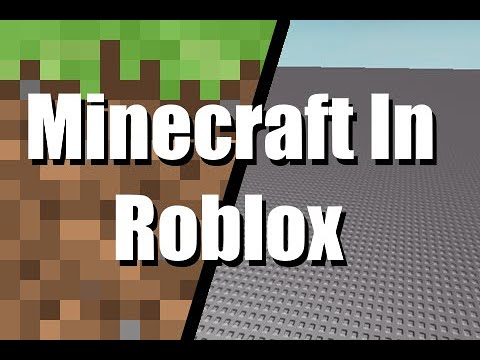AydenExistsToo - How To Make Minecraft In Roblox [World Generation]