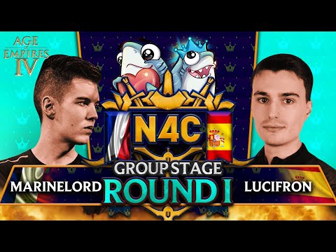MarineLord vs LucifroN7 - $100,000 N4C Main Event Day 1 - (off-site commentary)