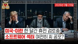 미국-이란 한 달간 휴전 검토 중ㅣ소프트웨어 섹터 여전히 AI 공포?