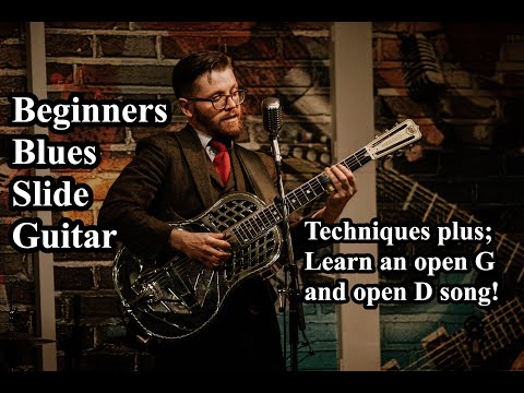 How To Play Blues Slide And Bottleneck Guitar - Open D & G tuning.