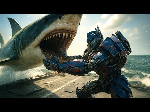 🌊 Optimus vs Megalodon! Underwater Battle for Survival 💥 (Episode 2) | Transformers Multiverse