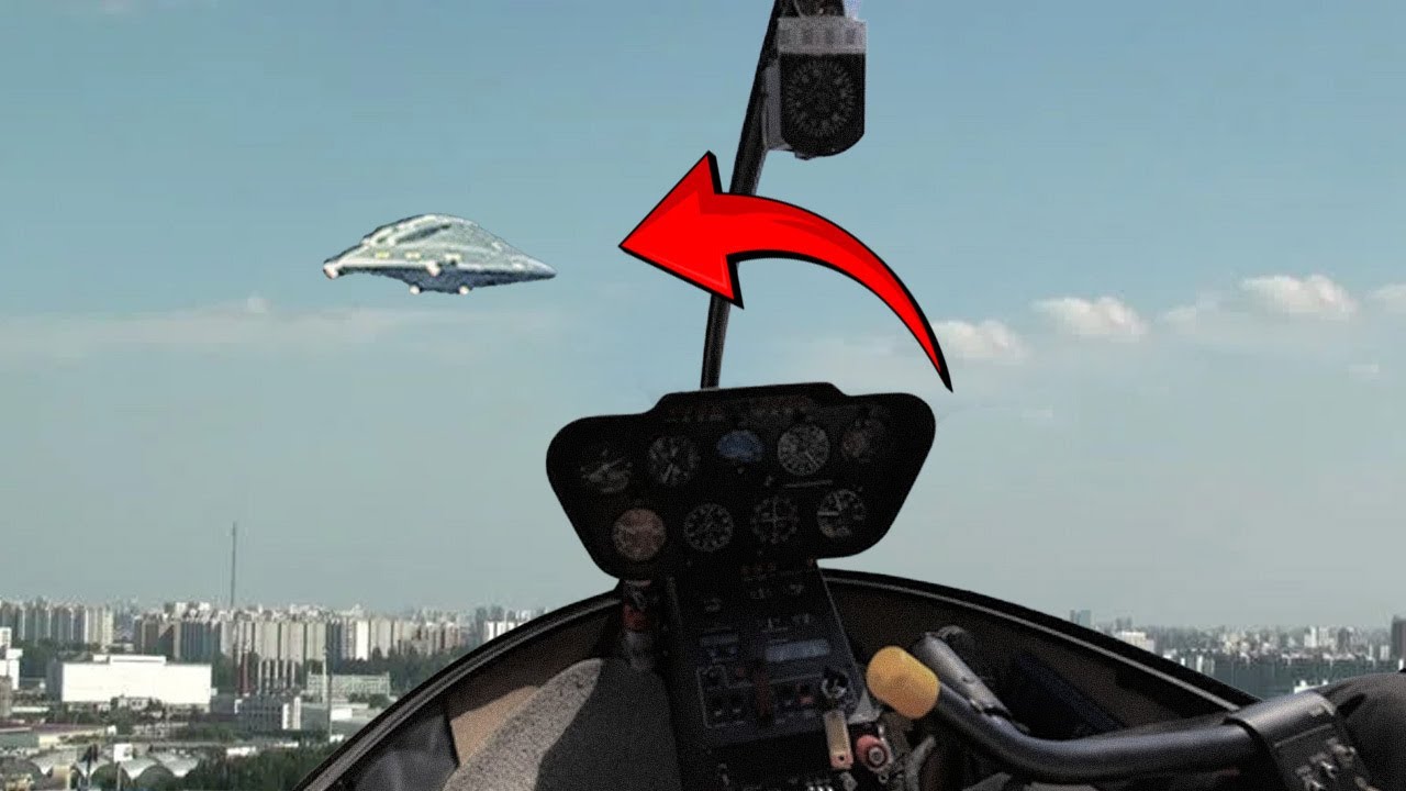 UFO Filmed From Helicopter, See What Happened Next