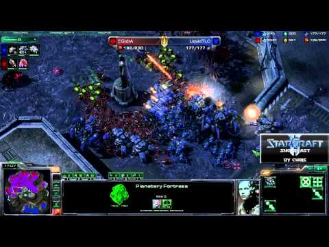 Dreamhack Invitational 2011 Quarterfinal - Game 2 - LiquidTLO (T) vs EGIdrA (Z) part 2/2