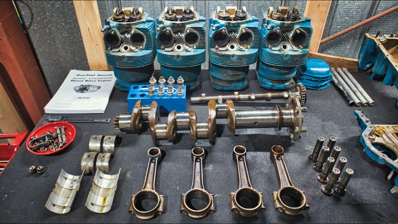 Aviation Vans RV Aircraft Engine Teardown on O320 after 20