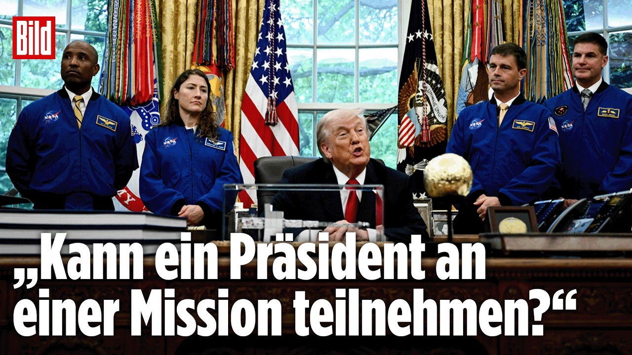 TRUMP TRIFFT ASTRONAUTEN: Artemis-2-Crew im Weißen Haus empfangen