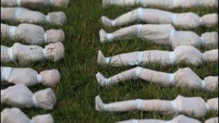 PARKTA YÜREKLERİ AĞZA GETİREN MANZARA! CESETLERİ YAN YANA DİZDİLER