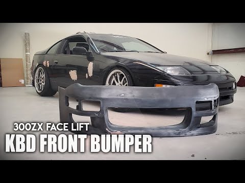 KBD Front Bumper Install on Nissan 300zx !