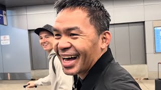 Manny Pacquiao MESSAGE for Barrios; LAUGHS at 16 YEAR AGE gap & GIVES Crawford ADVICE to BEAT Canelo