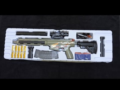 UNBOXING Toy's Guns M416 soft bullet gun