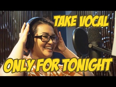 Dibalik Layar Take Vocal "Only For Tonight", a lot of english guys.. hihi