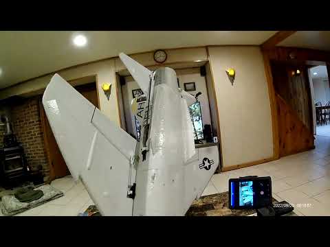 what i did before the maiden flight today freewing F-8 crusader 9/20/22