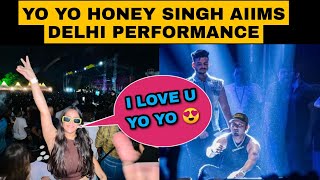 Yo Yo Honey Singh Aiims Delhi Performance | Aiims Pulse Delhi 2022