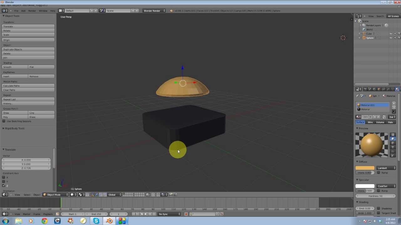 Blender Tutorial : Joining Objects