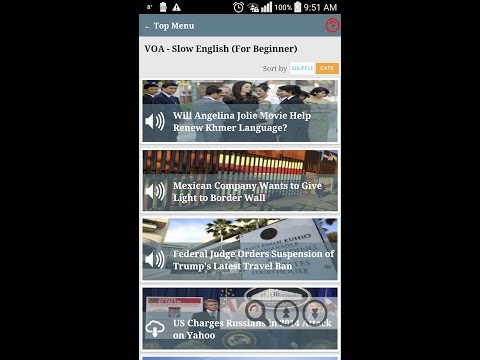 Learn English S+plus, Slow Easy News with VOA, BBC Video