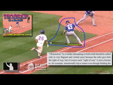 Ask UEFL - Fielder's Right of Way During Batted Ball Pt 2 - The Obstruction Exception (When, How?)