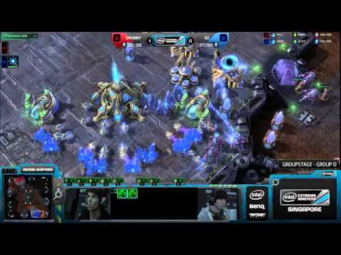 Grubby vs Oz Game 2 SC2 IEM Singapore Day 2