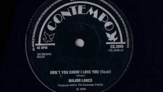 Major Lance - Don't You Know I Love You - Modern Soul Classics