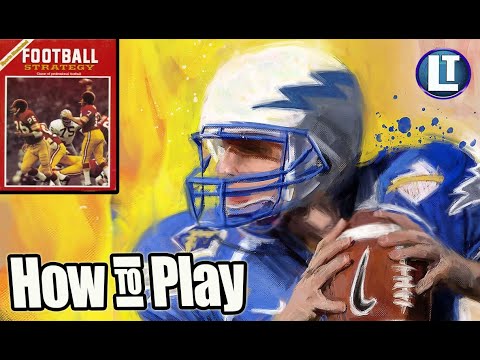 FOOTBALL STRATEGY / How To PLAY / AVALON HILL / CLASSIC BOARD GAME / RETRO GAMING NIGHT