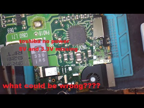 Toshiba No Power - No 5V and 3.3V