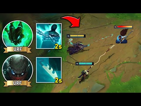 We played a double hook comp in URF and this is what happened... (PERMANENT CC CHAIN)