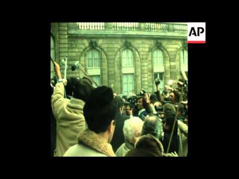 SYND 12-12-73 BOURGUIBA ENCONTRA POMPIDOU