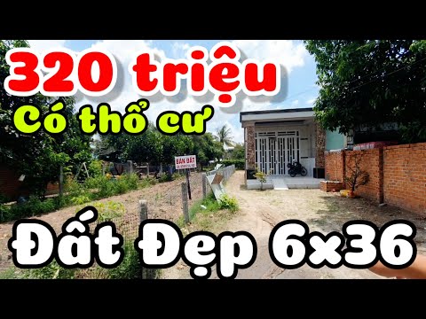 Đất đẹp 6x36 có thổ cư cách đường nhựa lớn 100m giá rẻ 320 triệu ở Hảo Đước Tây Ninh cách Chợ 1km