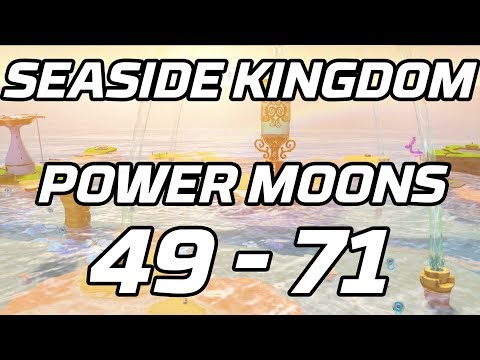 [Super Mario Odyssey] Seaside Kingdom Post Game Power Moons 49 - 71 Guide