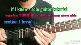 if i knew helloween - guitar solo lesson