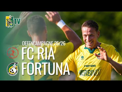 RUIME OVERWINNING bij EERSTE OEFENWEDSTRIJD tegen FC RIA! - Fortuna SC TV